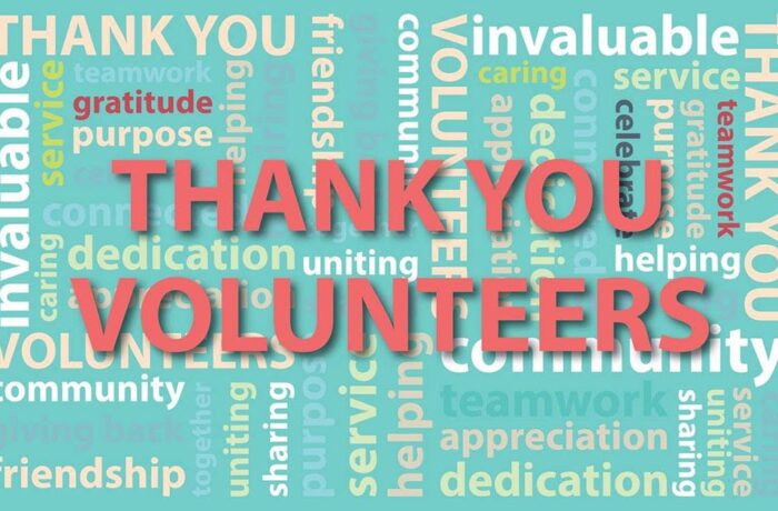 Alt text: thank-you-volunteers