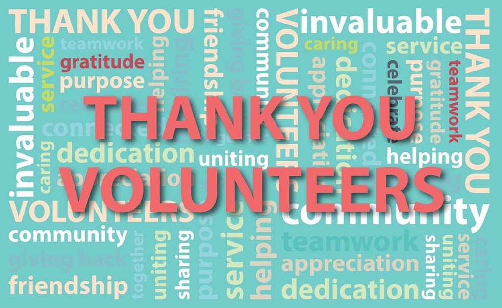 Alt text: thank-you-volunteers
